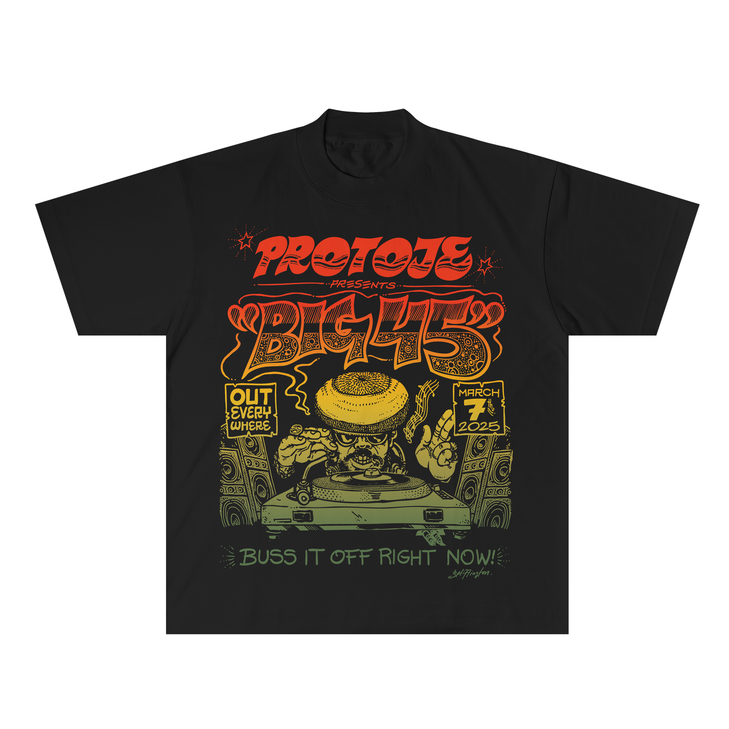 Big 45 Tee (Black)